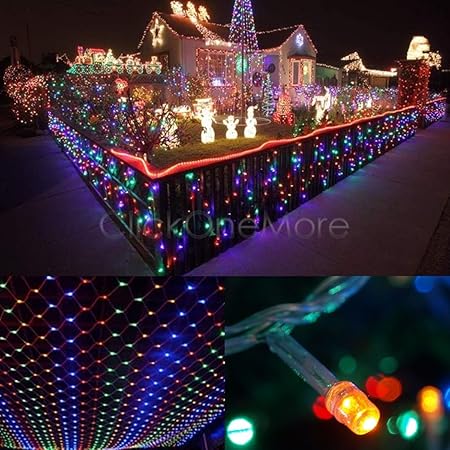 Winrembrandt 3m 2m 6m 4m Fairy String Xmas Tree Net Mesh Curtain