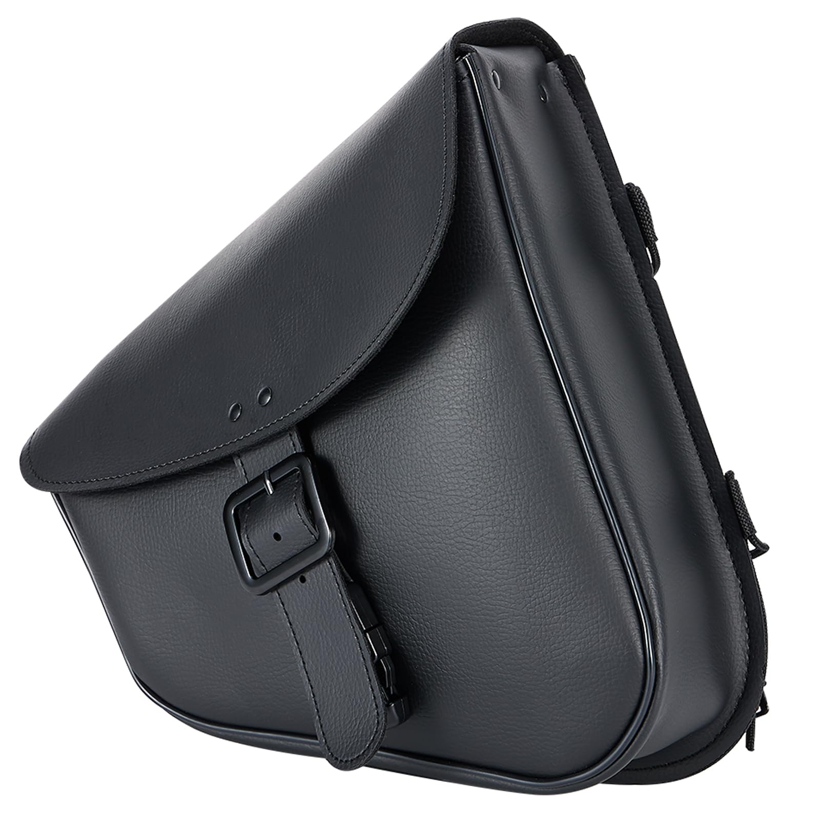 Photo 1 of Dream Apparel Motorcycle Swingarm Bag with Black Synthetic Leather, Swing Arm Bag Motorcycle Saddlebag Left Side Tool Bag Fit for Sportster Street Rebel 300 500 Dual Shock Models, An Adjustable Strap