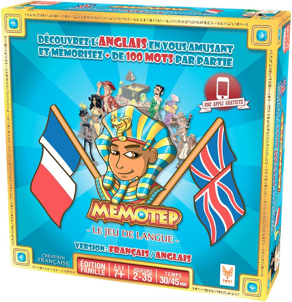 Topi Games Memotep 179001 Language Game, Other, Norme