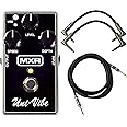 MXR M68 Uni-Vibe Chorus Vibrato Effect Pedal Bundle for Electric Guitar with 2 Patch Cable and 1 Instrument Cable