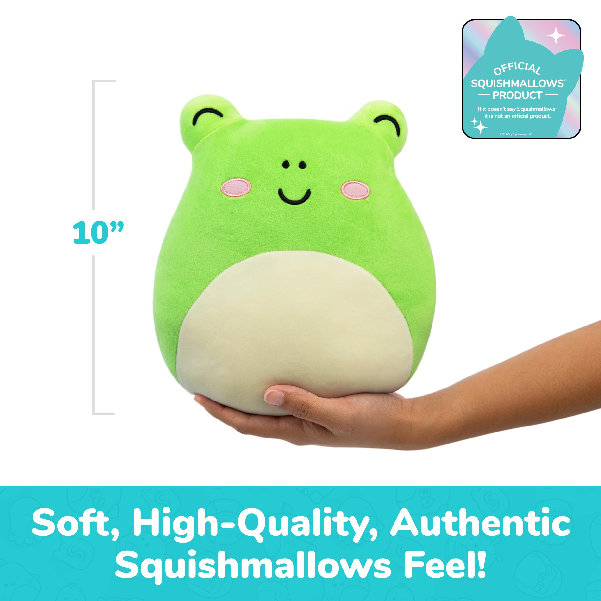 Squishmallows Wendy The Frog by Relatable, Microwavable Heating Pad for Period Cramps, Gift Ideas for Loved Ones of All Ages, The Perfect Stocking Stuffers for Women, or 12 Days of Christmas Gifts