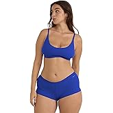 Organic Basics womens Core Shorty Ribbed Cotton Boyshort Underwear