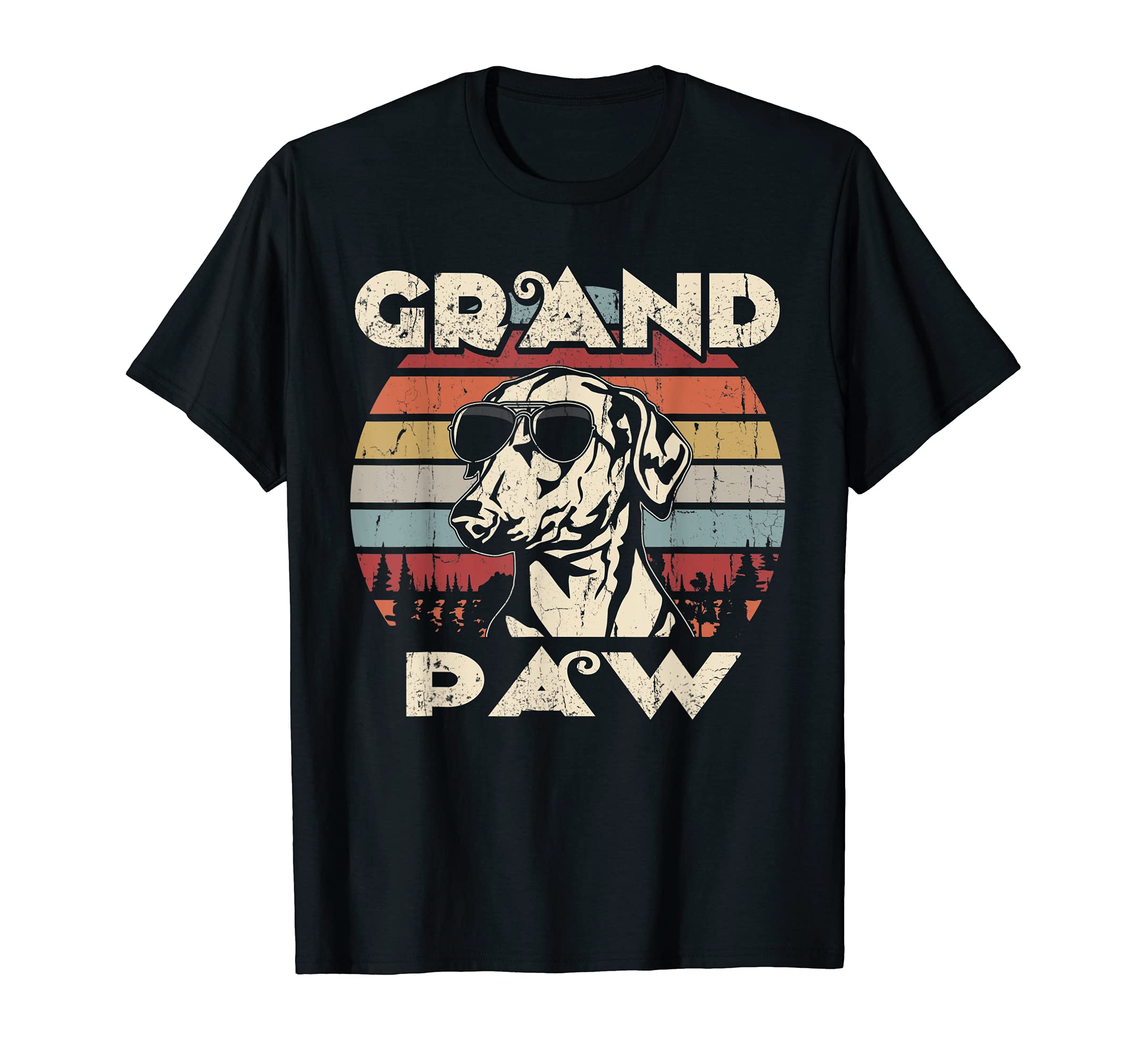 Grand Paw German Pinscher dog lovers vintage retro T-Shirt