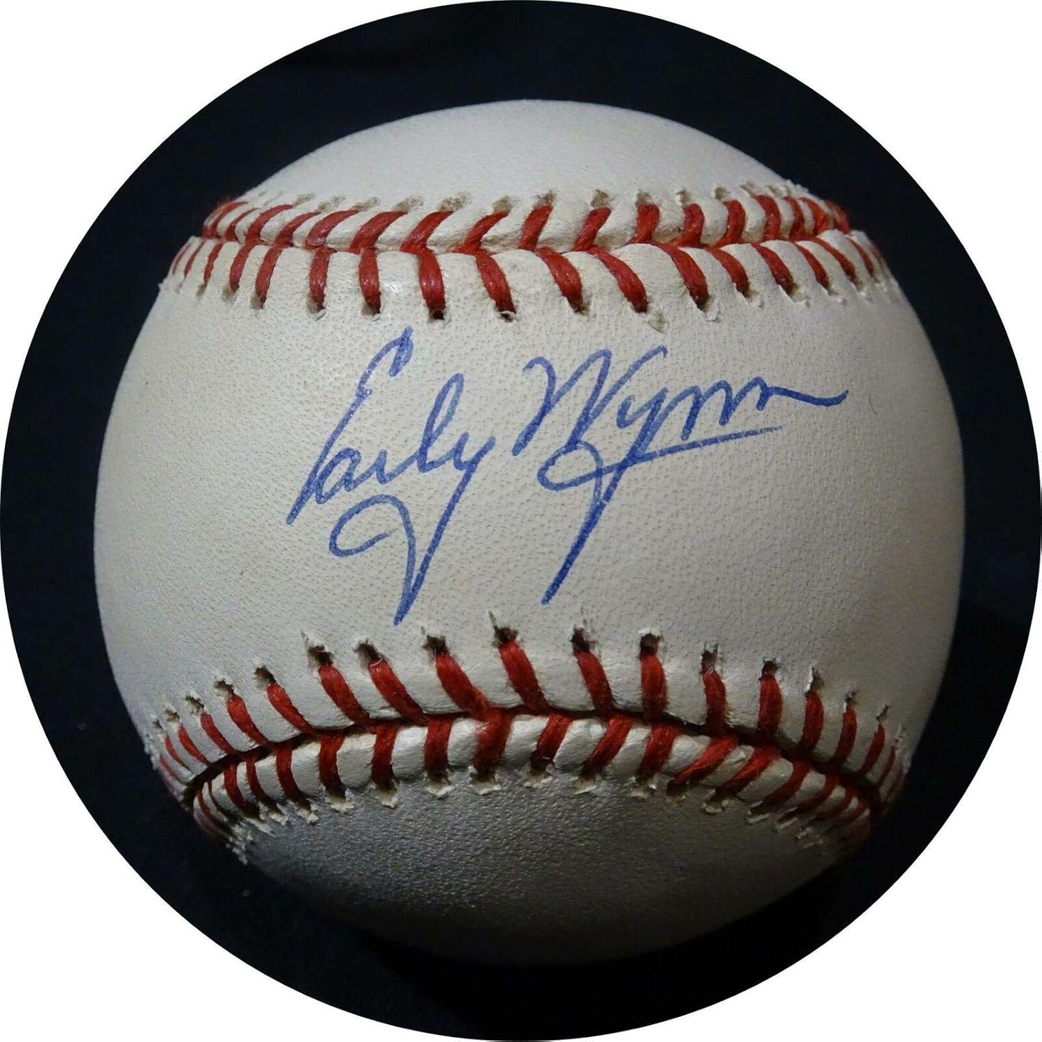 Early Wynn Autographed AL Brown Baseball JSA KK52653 Autographed Baseballs at Amazon's Sports