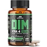 DIM XTRA 4 - 300 mg Estrogen Blocker for Men & Aromatase Inhibitor | Testosterone Hormone Restorer & Energy Booster | With Magnesium, Nettle and Sulforaphane Broccoli Extract