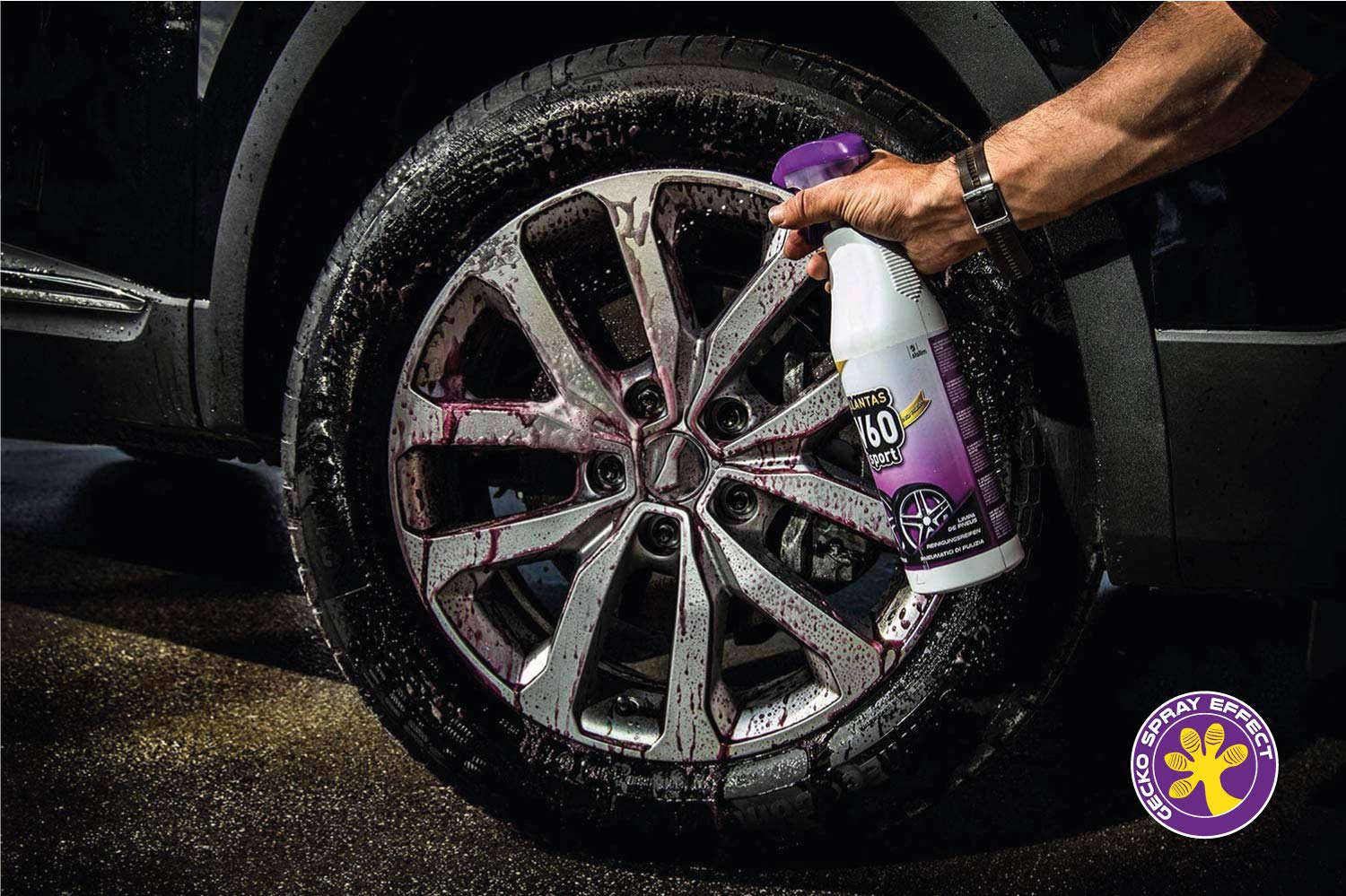 Sisbrill V60 Sport Felgenreiniger - neutral und sicher - Gecko Spray Version - 1 Liter. 5