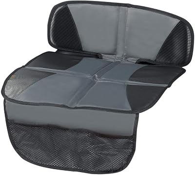 Kaiphy Car Seat Protector Thick Padding Waterproof Leather Corners 3 Pockets
