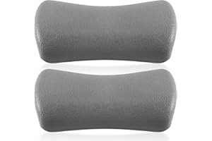 Bonbo X540765 Spa Hot Tub Pillow Replacement for Master Spas Clarity/Genesys Pillow, Adjustable Graphite Headrest-2PCS