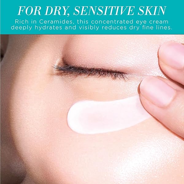 CUREL JAPANESE SKIN CARE MOISTURIZER REPAIR EYE CREAM, UNDER EYE CREAM FOR DRY, SENSITIVE SKIN, FRAGRANCE FREE & PH BALANCED, 0.8 OZ