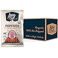 LesserEvil No Cheese Cheesiness Organic Popcorn, Premium Quality, Minimally Processed, No Vegetable Oil, 0.88 Oz, Pack of 12