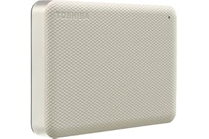 Toshiba Canvio Advance 4TB Portable External Hard Drive USB 3.0, White - HDTCA40XW3CA