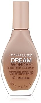 Maybelline New York Dream Wonder Fluid-Touch Foundation, Honey Beige, 0.67 Fluid Ounce by Maybeline New York