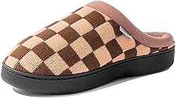 UBFEN Mens Slippers for Indoor Bedroom Memory Foam