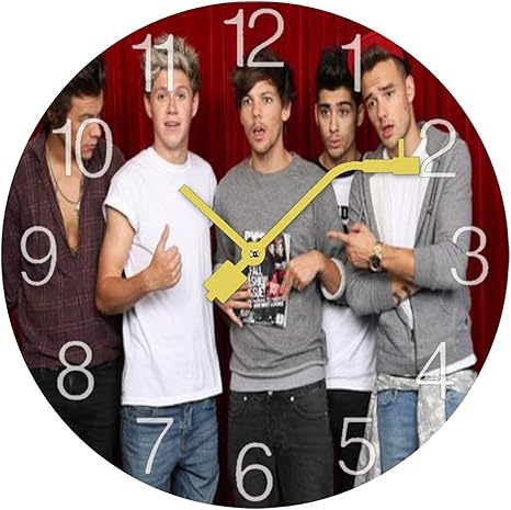 Amazon One Direction さとう たける 壁掛け時計 おしゃれ 連続秒針 置き時計 見やすい 静音 サイレント 電池式 シンプル モダン 和風 和柄 ウォールクロック 置掛両用 人気 掛け時計 置き時計 掛け時計 オンライン通販
