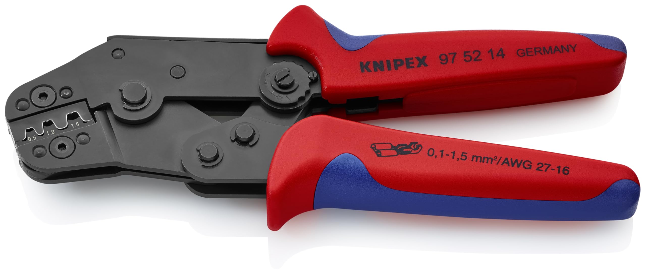 KNIPEX Crimpzange für nicht isolierte offene Steckverbinder 2