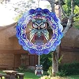 Owl Wind Spinners 12 Inch 3D Outdoor Wind Spinner