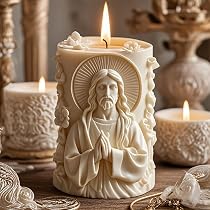3D Hands Folded For Prayer Candle Silicone Mold Scented Diy Reisn Gypsum Mould