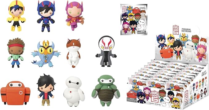 Amazon ディズニー ベイマックス フィギュラル 3dフォーム コレクターズ キーリング ブラインドバッグ 1パック キーホルダー付きミニフィギュア1個入り Disney Baymax Figural 3 D Foam Collectors Keyring Blind Bag 並行輸入品 ビッグヒーロー6 キーホルダー