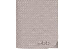 Ubbi On-The-Go Diaper Changing Baby Mat, Soft and Comfortable Diaper Bag Accessory Must Have for Newborns, Easy to Clean, Portable Folding Pad, Baby Traveling Accessories, Taupe