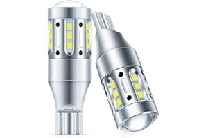 GJTIANXK 912 LED Bulb for Backup Light Reverse Lights Extremely Bright Canbus Error Free 921 T15 906 904 902 922 W16W Back Up Replacement Light Bulb, 6000K White (Pack of 2)