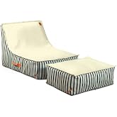 Big Joe Lux Sealander Pool Float and Patio Chair, Premier Mesh, Durable UV Protected Polyester Blend, No Inflation Needed
