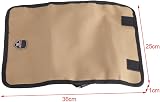 DEWIN Roll Up Tool Pouch 36x25cm Durable Waterproof Canvas Electrician Hardware view 5