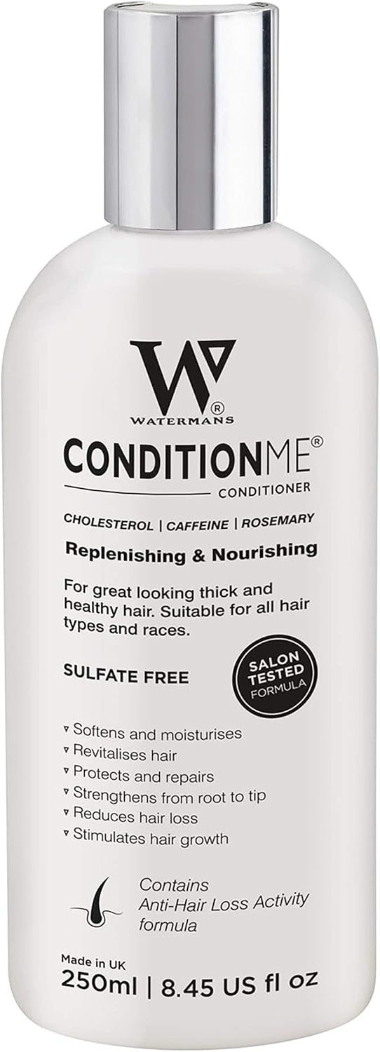 Watermans Hair Growth' Cholesterol Conditioner, Caffeine, Rosemary - All Types of Hair & Afro - Best treatment for Dry & Damaged Hair, best deep conditioning treatment