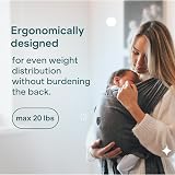 Koala Babycare Baby Sling Easy to Wear Ergonomic Support Anthracite view 7