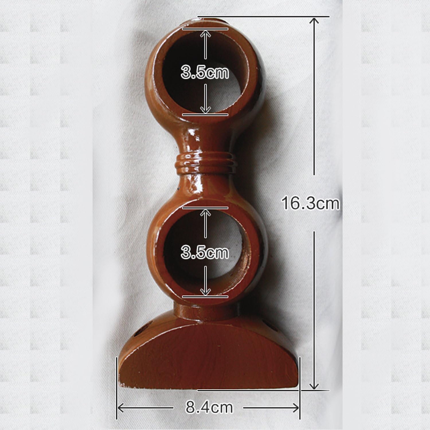 Amazon Com Hmlifestyle Wooden Curtain Rod Holder For Wall Double