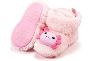 ShinyMatch Axolotl Baby Booties Newborn Baby Shoes Animal Unisex Infant Slippers for Toddler Infant Girl Boy
