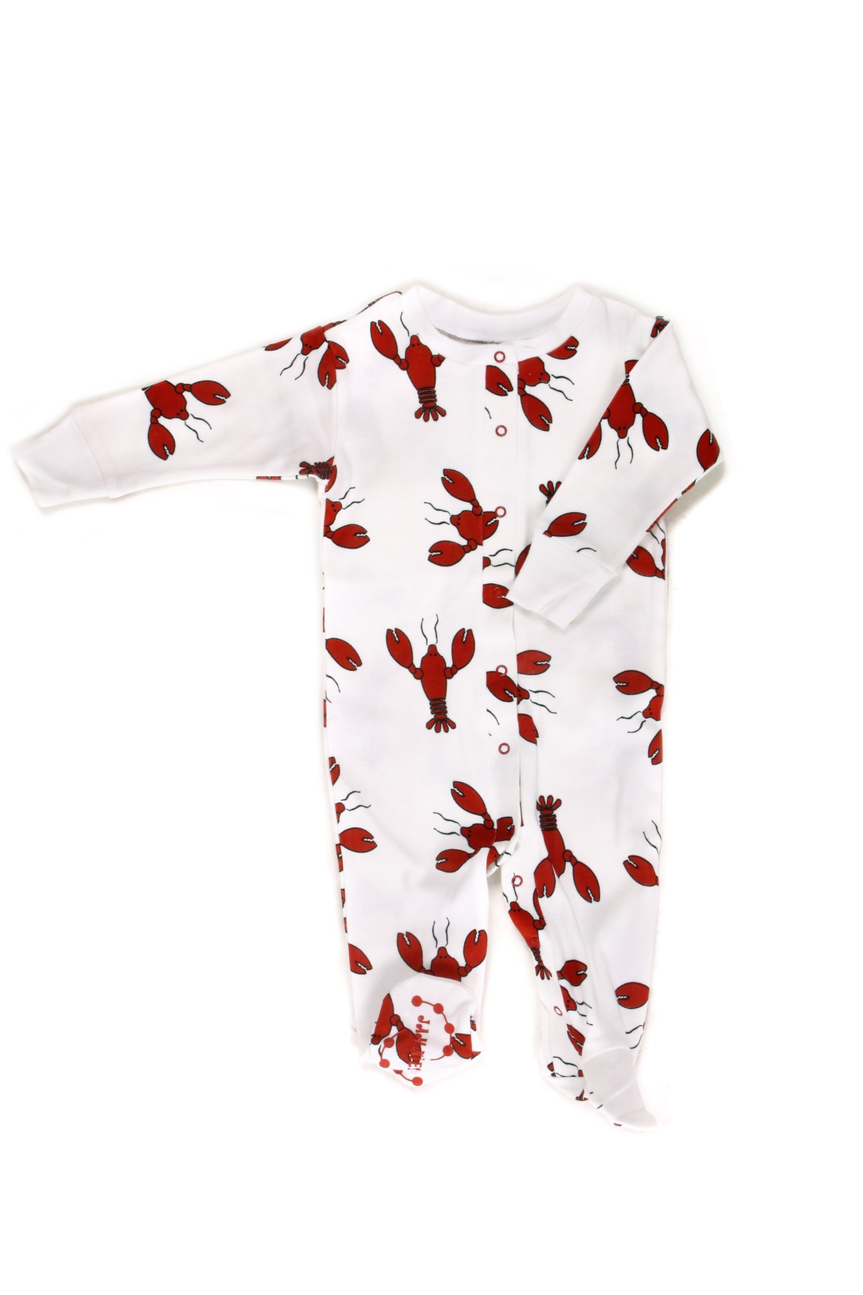 Baby Boys' Organic Lobsters Footie
