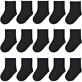 Baby Socks Girls Newborn Socks Crew Baby Boys Infant Dress Socks Baptism Christening 0-12 months 15 Pack