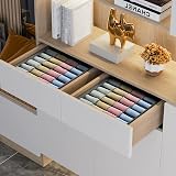 Joyoldelf Drawer Organisers Dividers 24 Cell 2 Pack Gray view 2