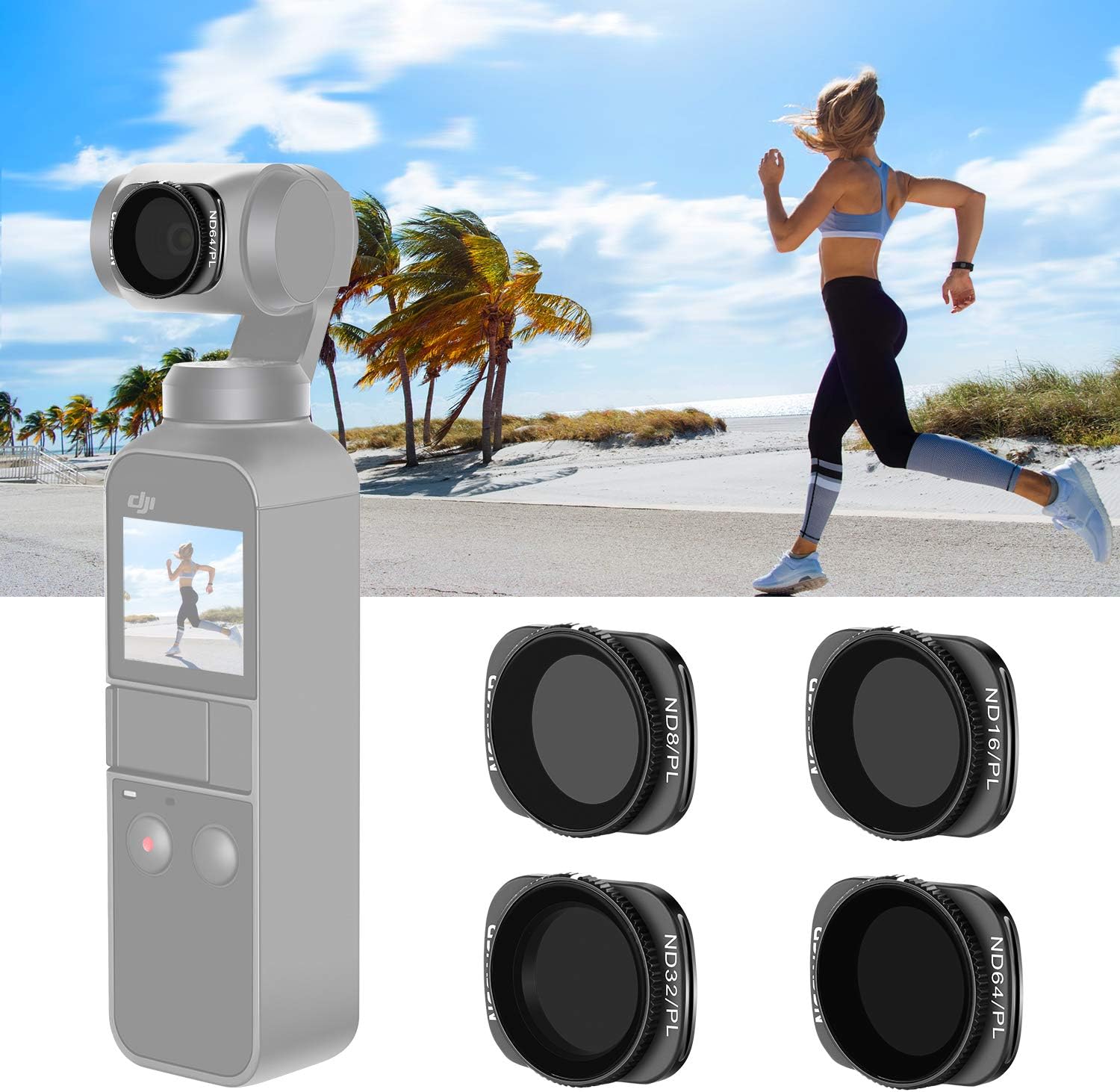 Neewer ND/PL Filter Kit for DJI Osmo Pocket Amazon.co.uk