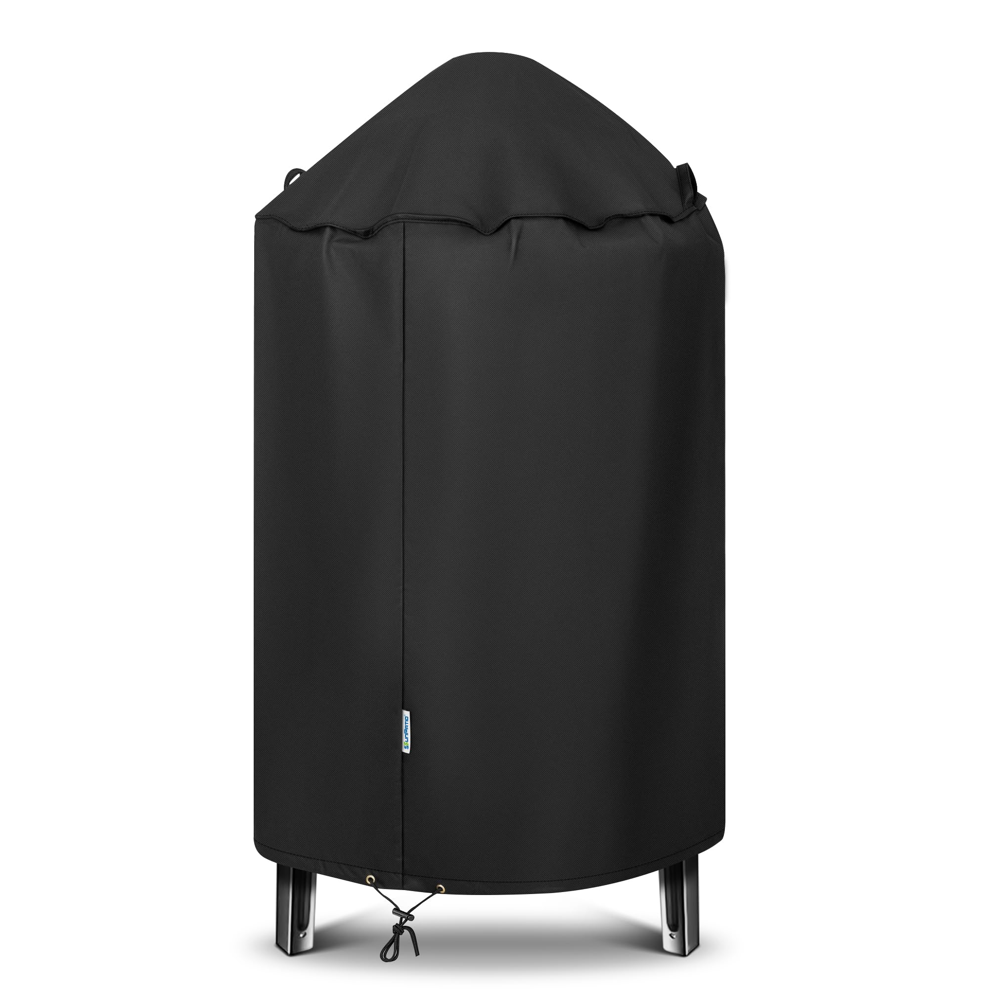 Photo 1 of SunPatio Round Bullet Smoker Cover 30 Inch, Heavy Duty Waterproof Pit Barrel Grill Cover for Weber, Charbroil, Char-Griller Kamado and More Grill, 30" Dia x 36" H