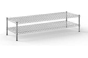 Regal Altair 21" Deep x 60" Wide x 14" Height Wire Shelving Kit | 2-Tier | NSF Commercial Storage Rack Unit