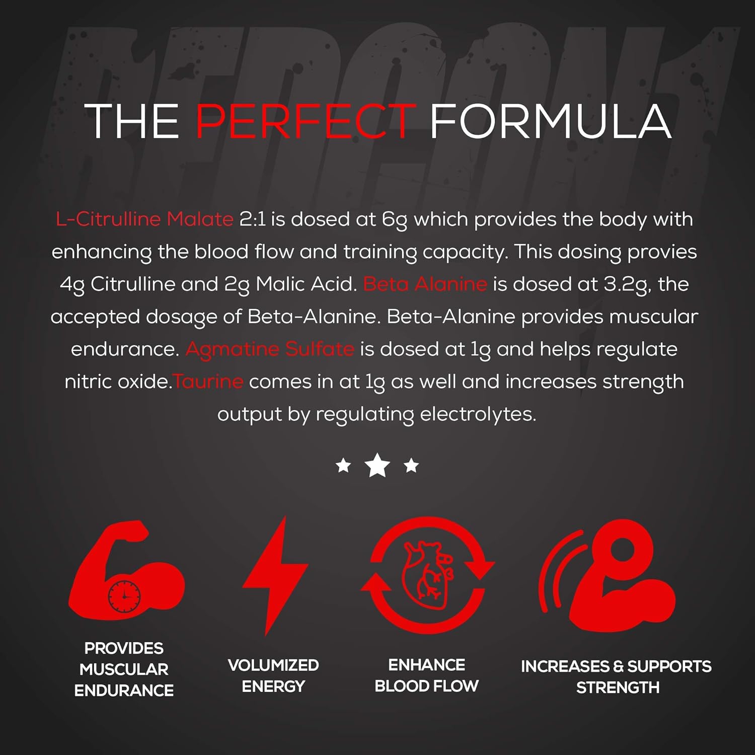 Redcon1 Total War - Pre Workout, 30 Servings, (Tigers Blood) Boost Energy, Increase Endurance and Focus, Beta-Alanine, 350mg Caffeine, Citrulline Malate, Nitric Oxide Booster - Keto Friendly: Health & Personal Care