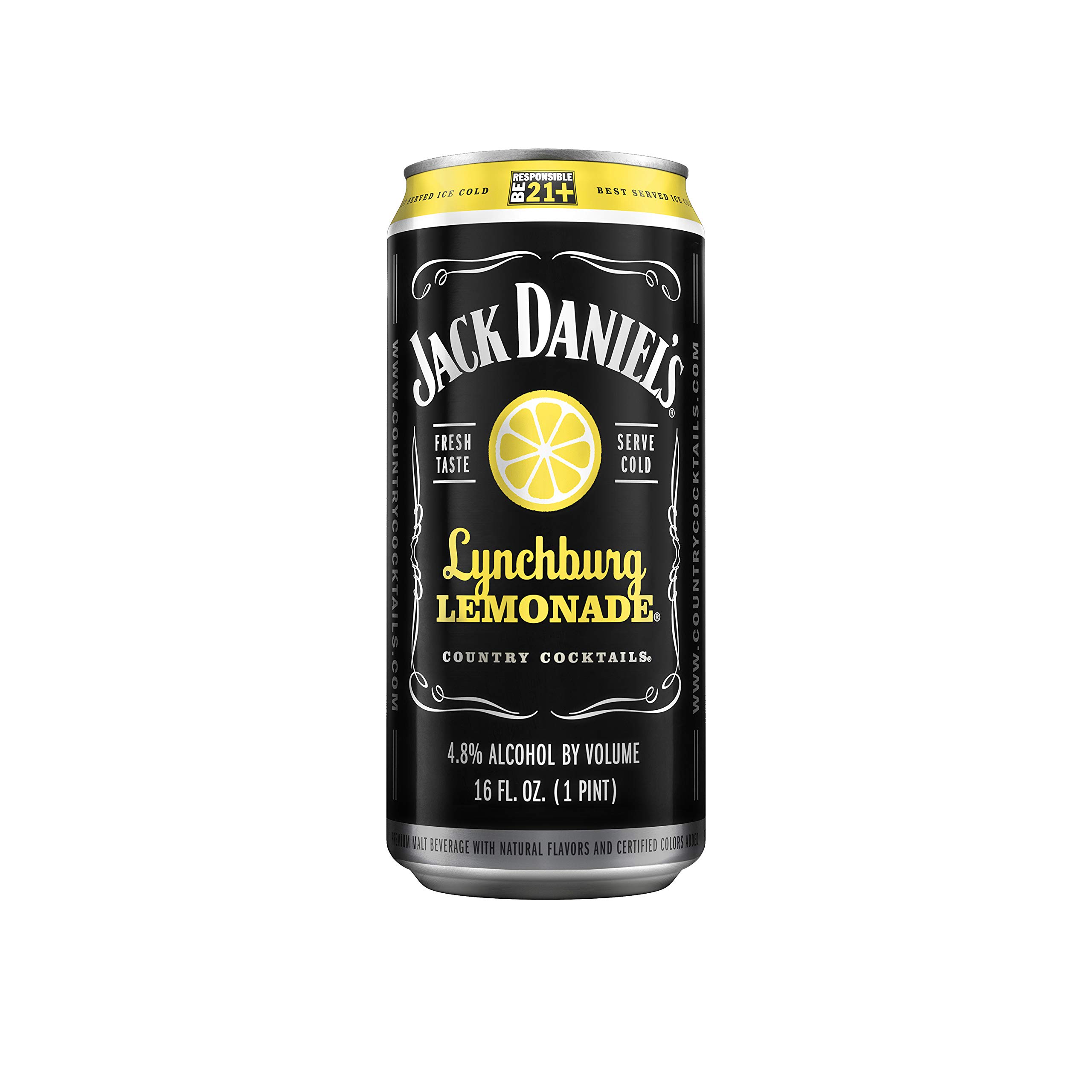 Jack daniel's country cocktails lynchburg lemonade malt cn 16oz (082184038147)