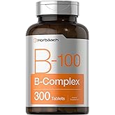 Horb&auml;ach Vitamin B-100 Complex | 100% of Daily Value | 300 Tablets | Vegetarian, Non-GMO, and Gluten Free Supplement