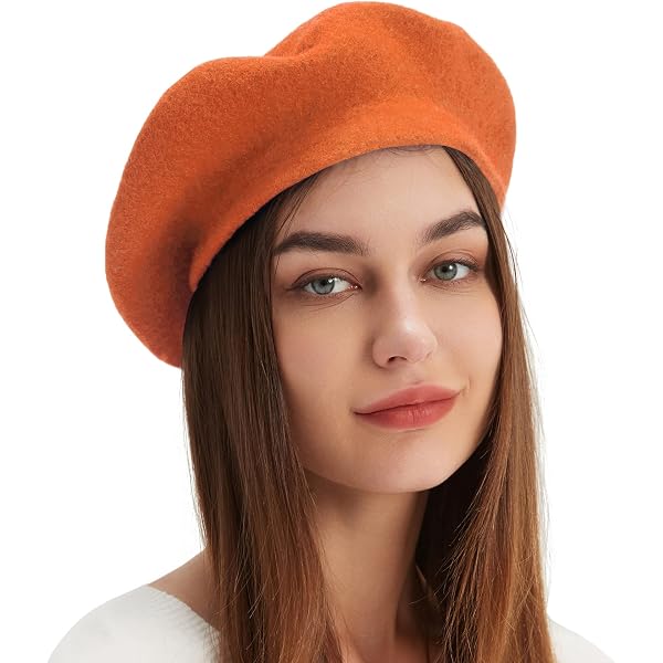 Beret Hat French Beret Cap Winter Artist Painter Hat Solid 
