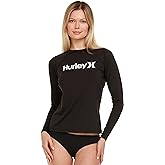 Hurley Rash Guard for Women, Womens Rash Guard Long Sleeve Shirts, Rashguard Swim Shirt Women UPF 50+ SPF & UV Protection
