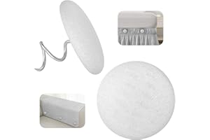 MIOULE 12 Pcs Upholstery Tacks Twist Pins for Slipcovers & Headliners - Bed Skirt Holders - Fabric Covered Furniture Pins for Secure Grip, No Damage（Rice White）