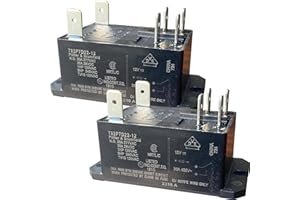 SONZROD 2-Pack T92P7D22-12 Power Relay - 12VDC 30A DPST-NO Flange Mount (Compatible with TE Connectivity/Potter & Brumfield) - Industrial-Grade Replacement for HVAC, Automotive & Control Systems