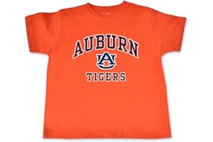COLLEGE KIDS NCAA Auburn Tigers Toddler Short Sleeve Tee, 3 Toddler, Orange