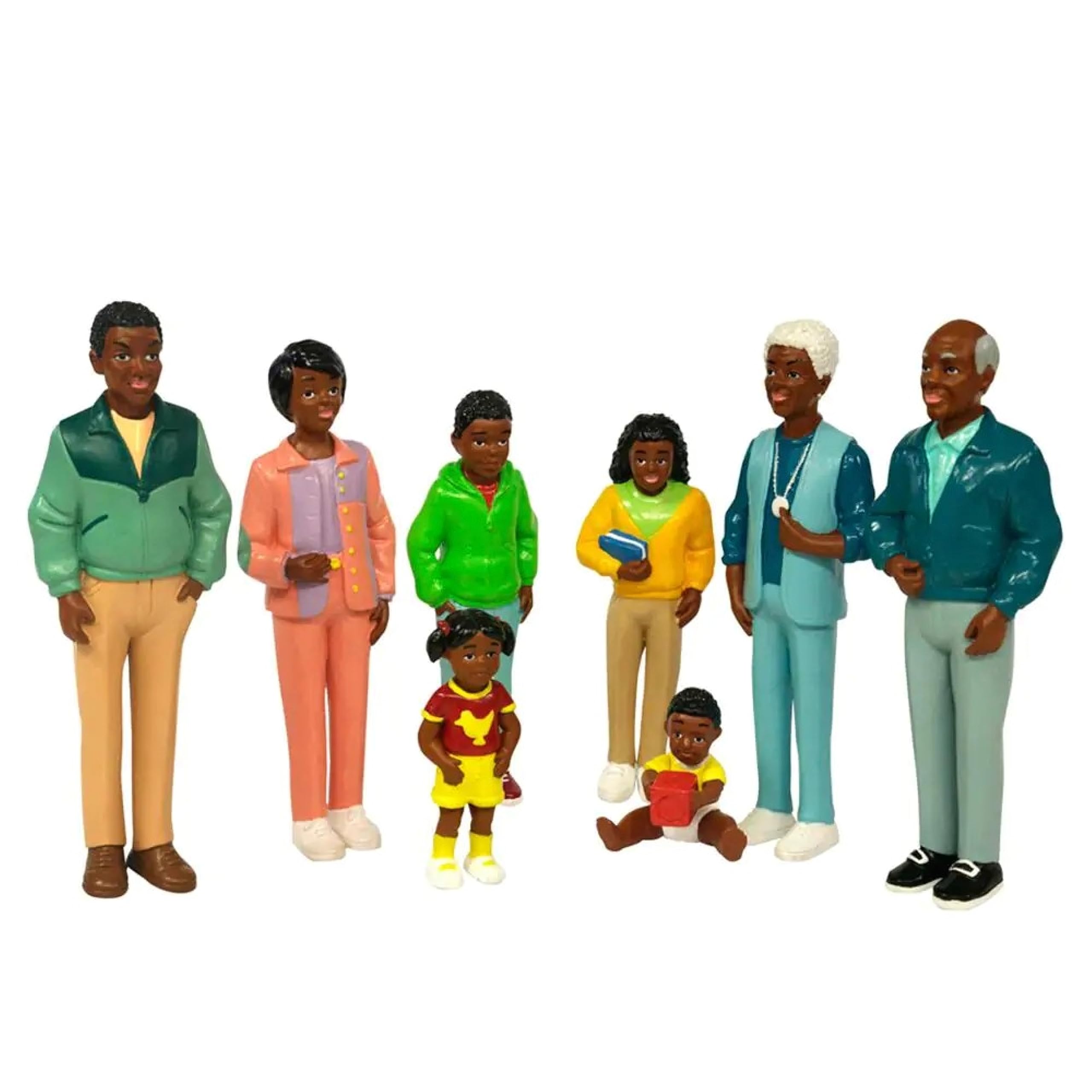 Miniland Miniland27396 African Family Figures (8-Piece)