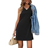 Sampeel Dresses for Women 2026 Casual V Neck Summer Sundresses Fashion Outfits Clothing