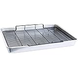 Nordic Ware Extra Large Oven Crisping Baking Tray, with Rack, 21 (l) x 15 (w) x 2 (h) inches
