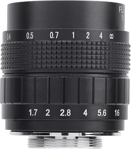 Pinsofy Television Lens TV Lens Useful Mirrorless Camera Lens Portable Fixed Focus Lens Manual Focus for Photography Loversblack