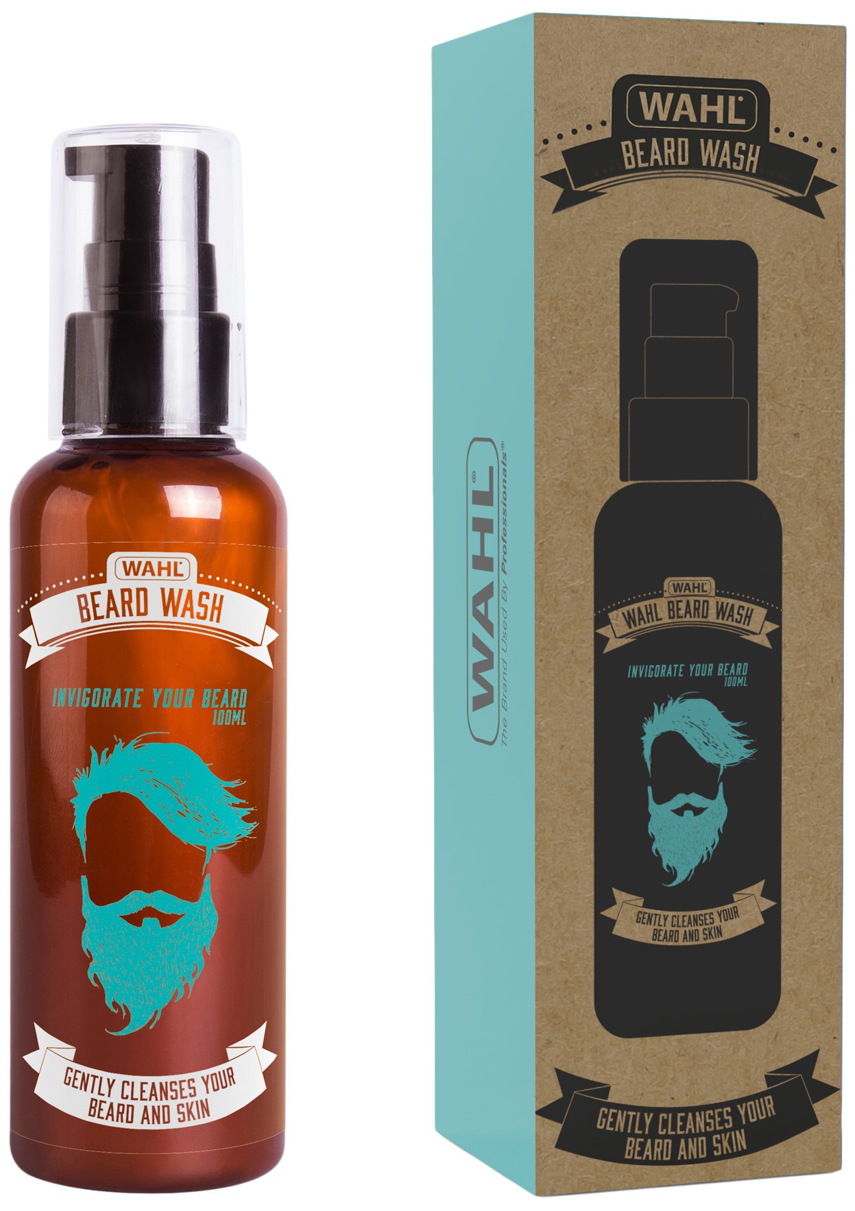 Wahl Beard Shampoo, Beard Wash, Cleansing and Conditioning, Moisturise and Soften, Facial Hair Shampoos, Cleanse Skin, Clean Beard and Moustache, Beard Grooming for Men