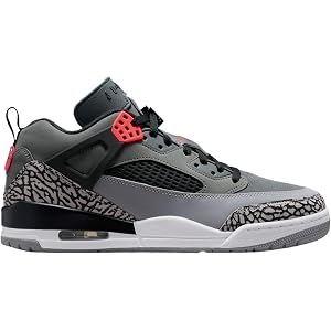Nike Spizike Low Infrared Mens Basketball Shoes (Dark Grey/Infrared/Black)